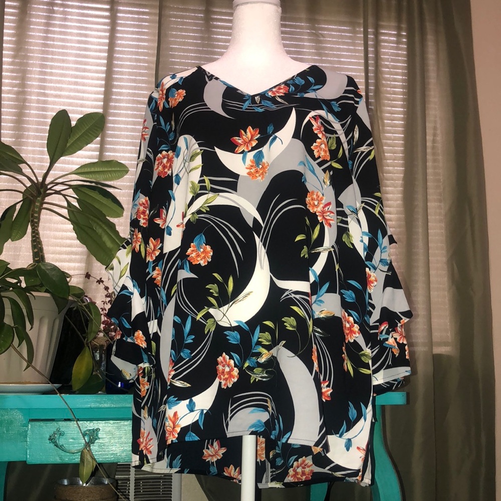 Alfani 3/4 sleeve blouse
